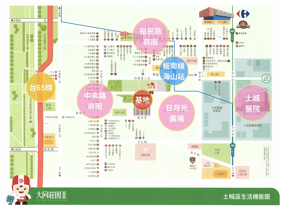 大同莊園2生活機能圖