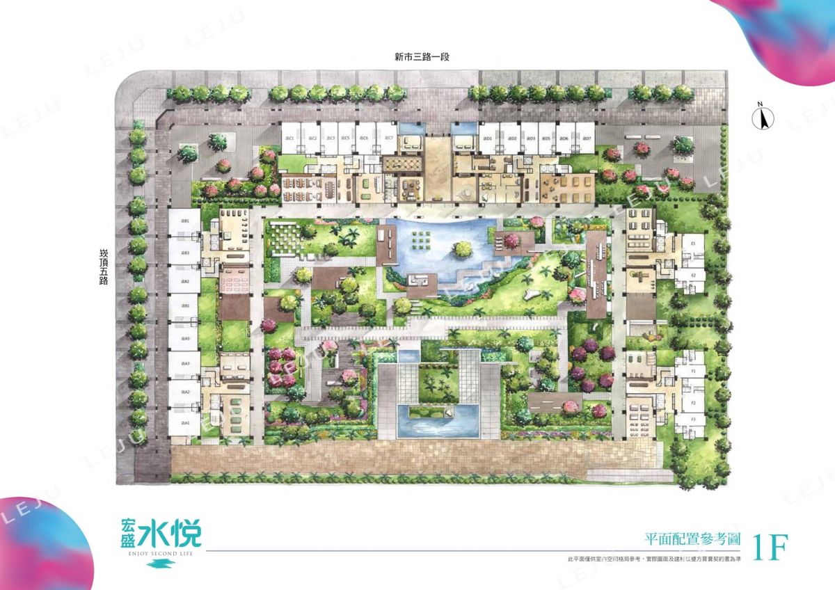 宏盛水悦一樓平面圖