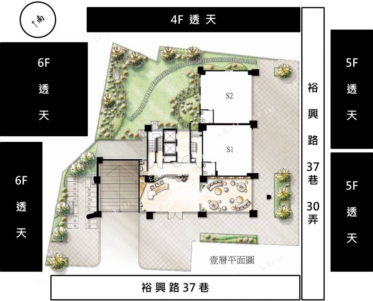 一樓平面分析