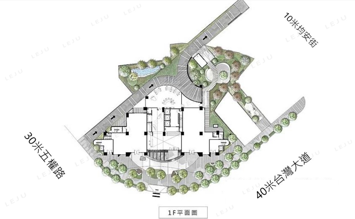 大通大美一樓平面圖