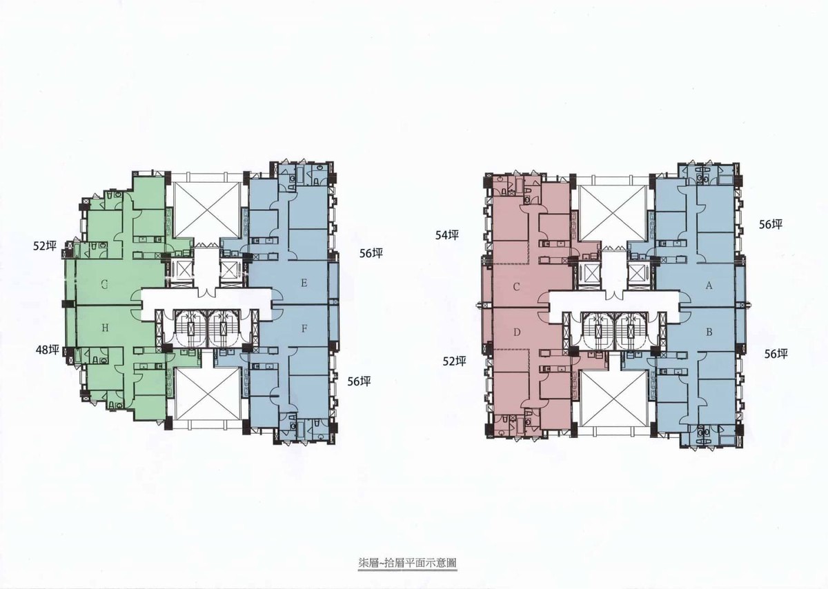仁山洺悅標準層平面圖
