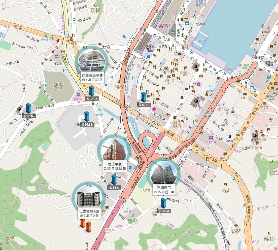仁愛富悅＿區公所附近個案實價