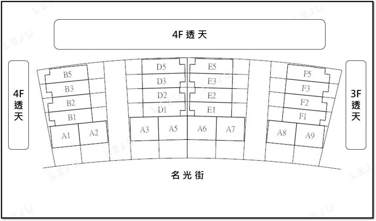 透天全區分布圖