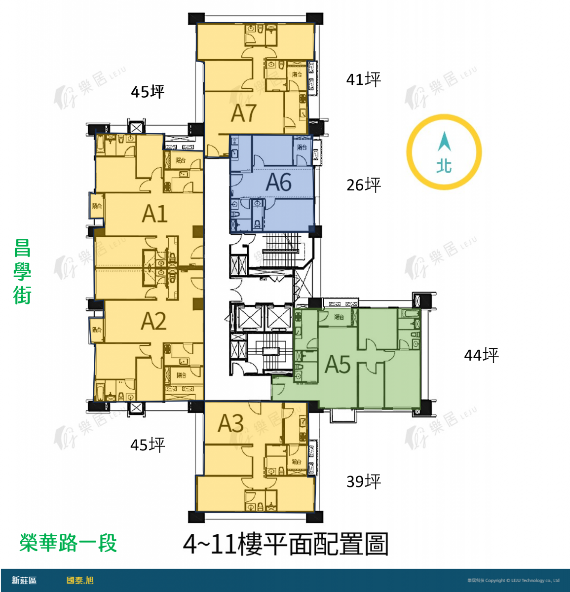 國泰.旭標準層平面圖
