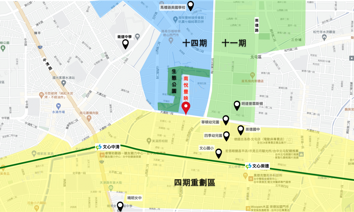 南悅豐映 區位圖