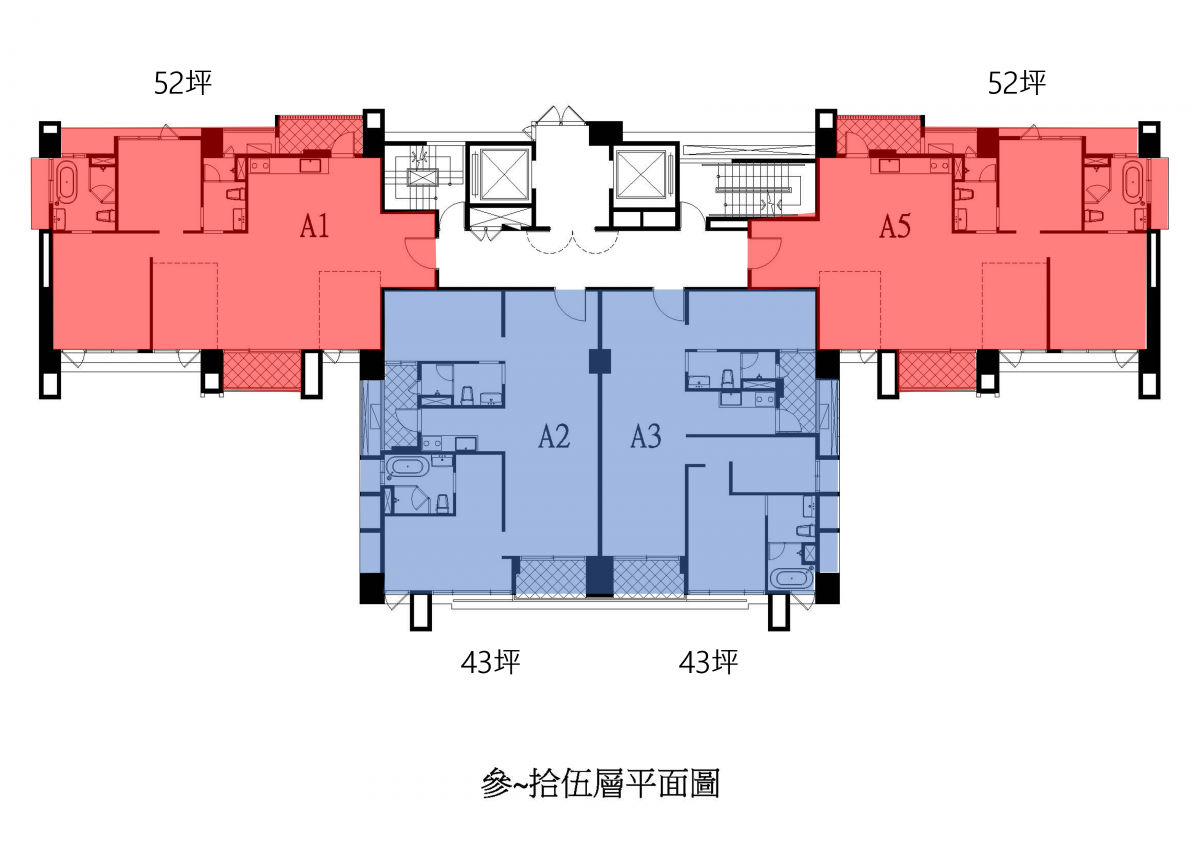 三發橋 準層平面圖