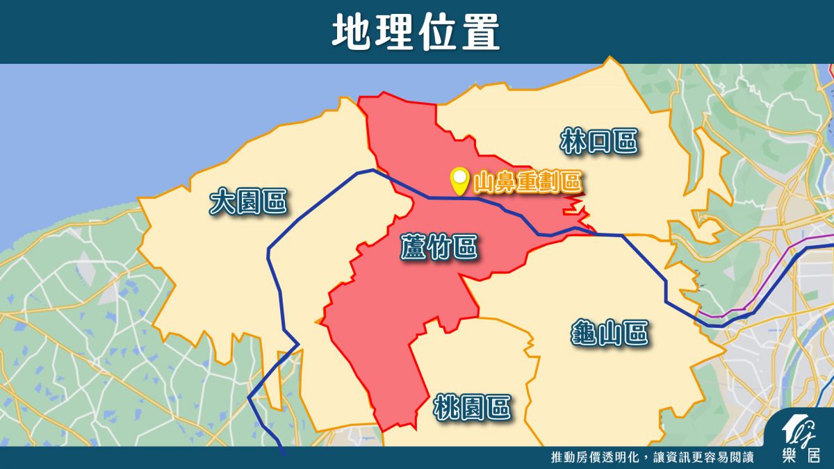 桃園行政圖