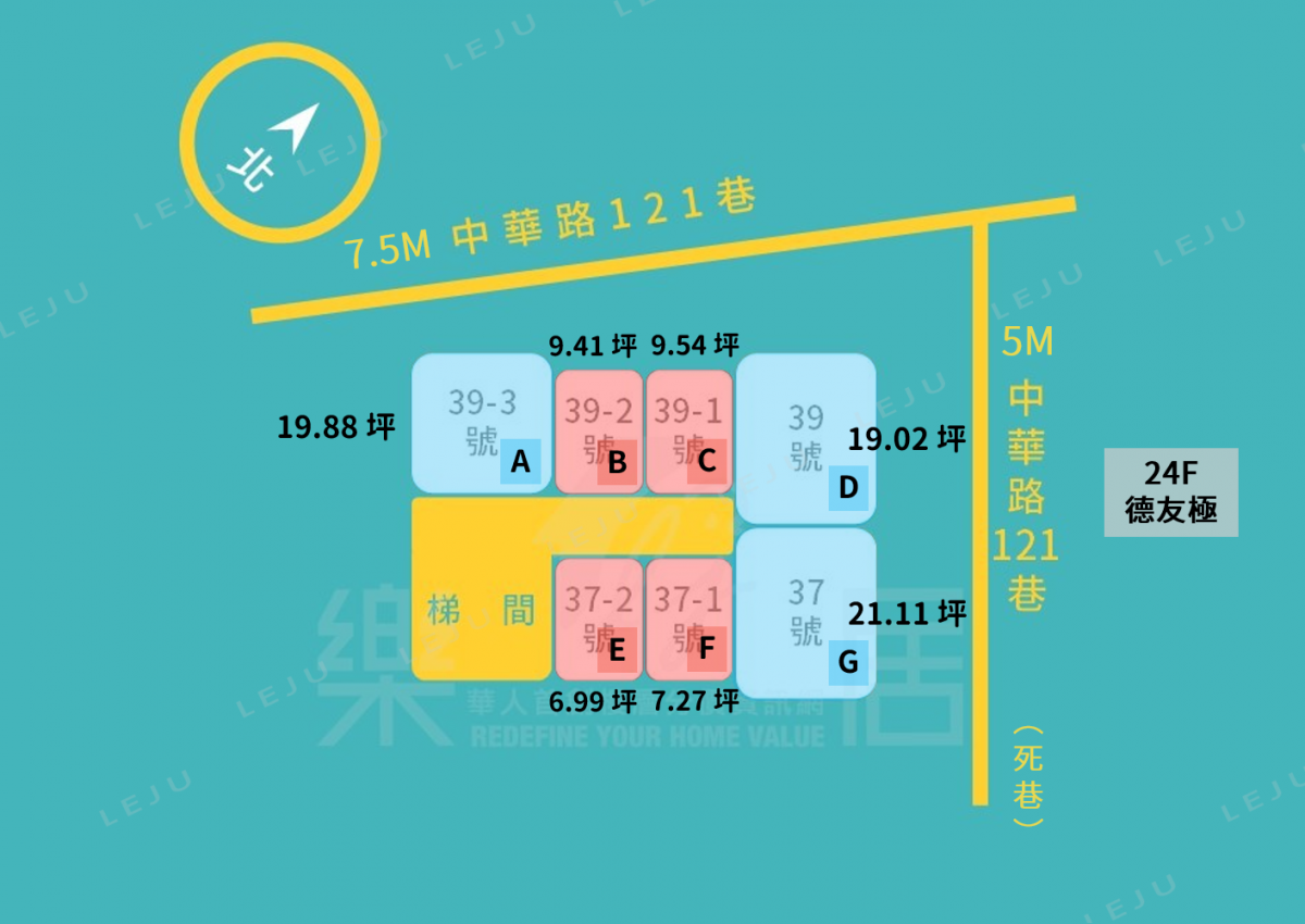 大京站  標準層平面圖