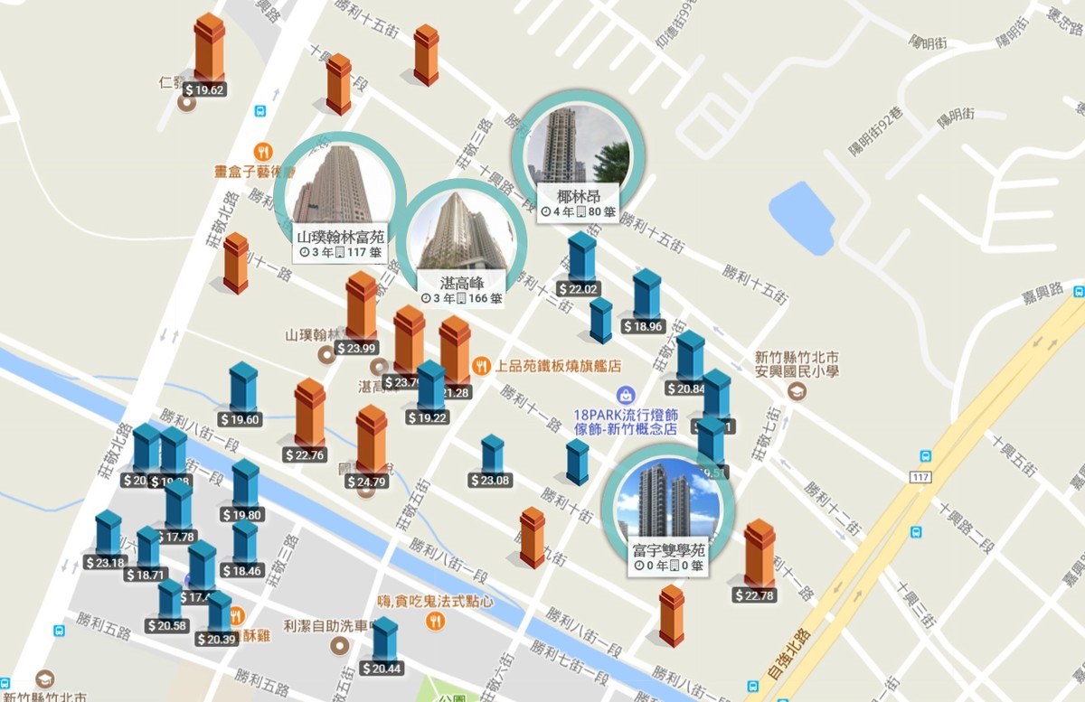 實價登錄地圖_縣治三期