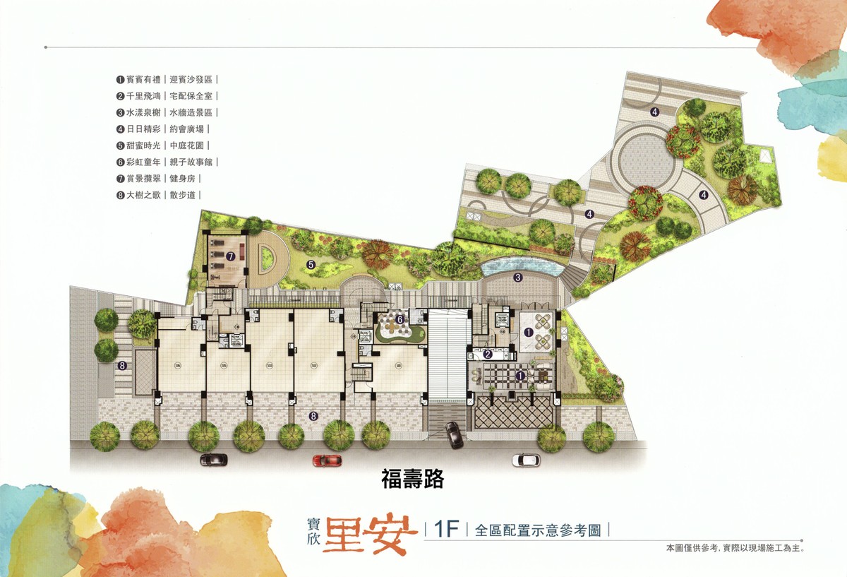 寶欣里安1F平面圖