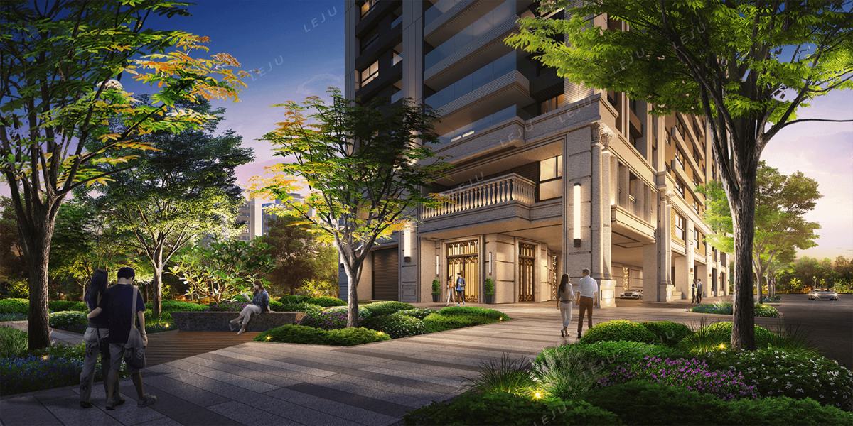 【市政愛悦】外觀景觀示意圖