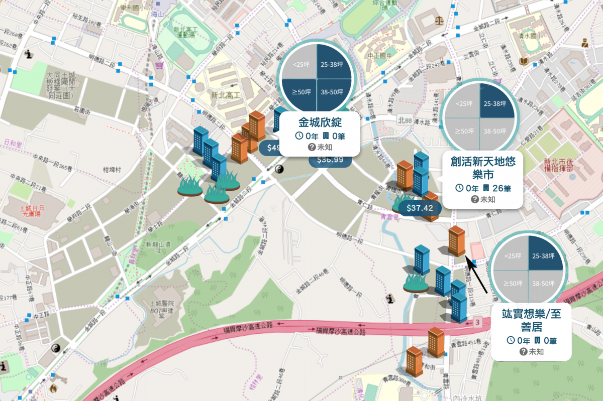 土城暫緩重劃區個案圖