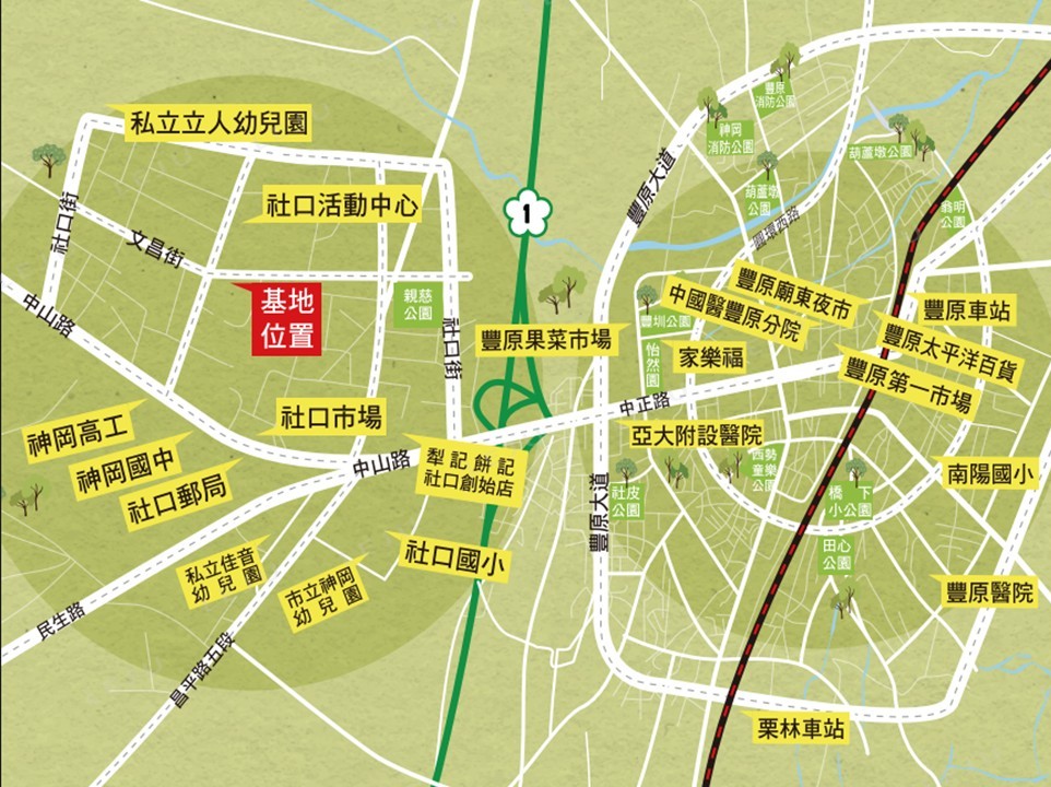 【逸竑逸築】生活機能圖1