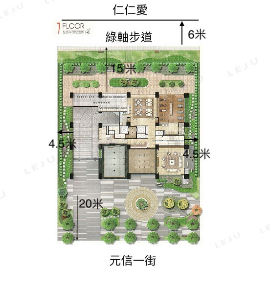 好蒔光 全區平面圖