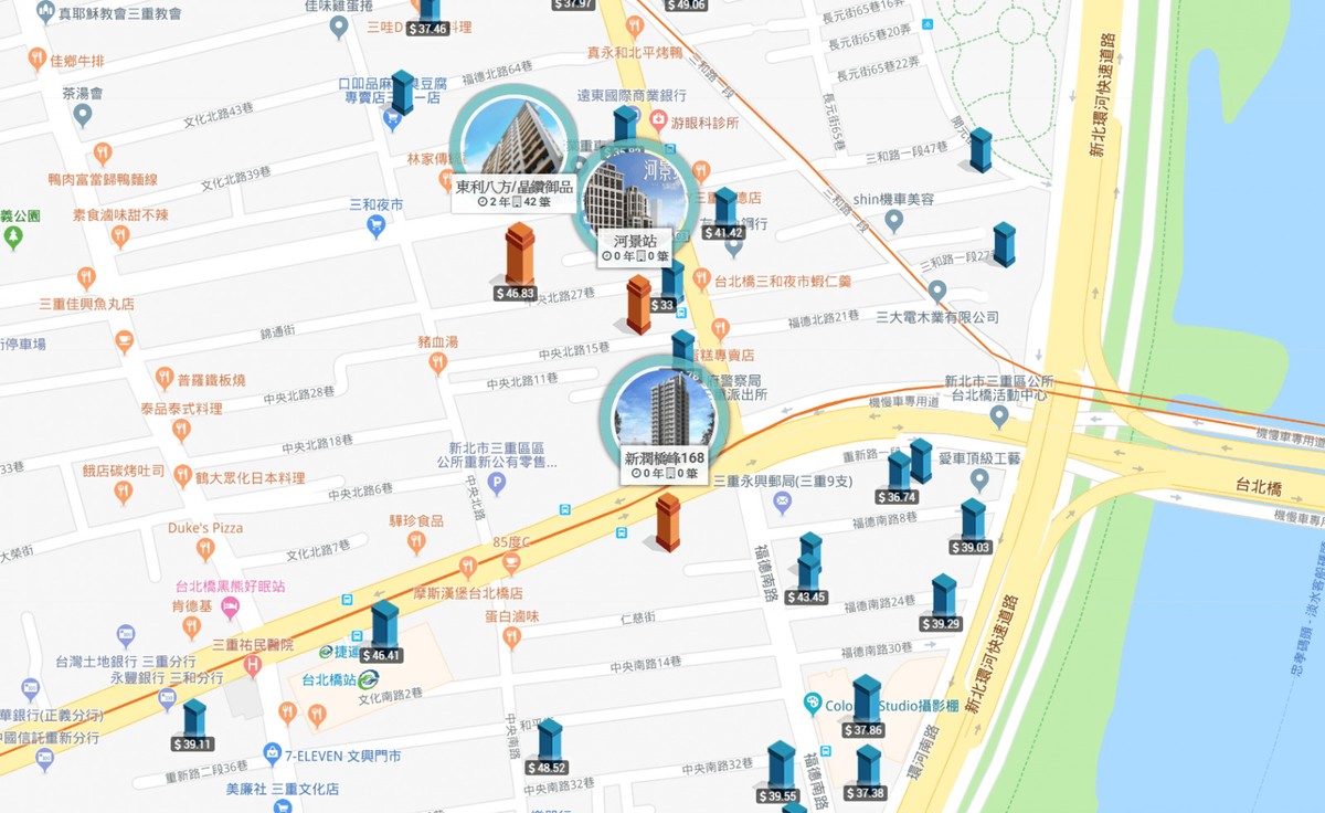 新潤橋峰168_實價登錄_台北橋