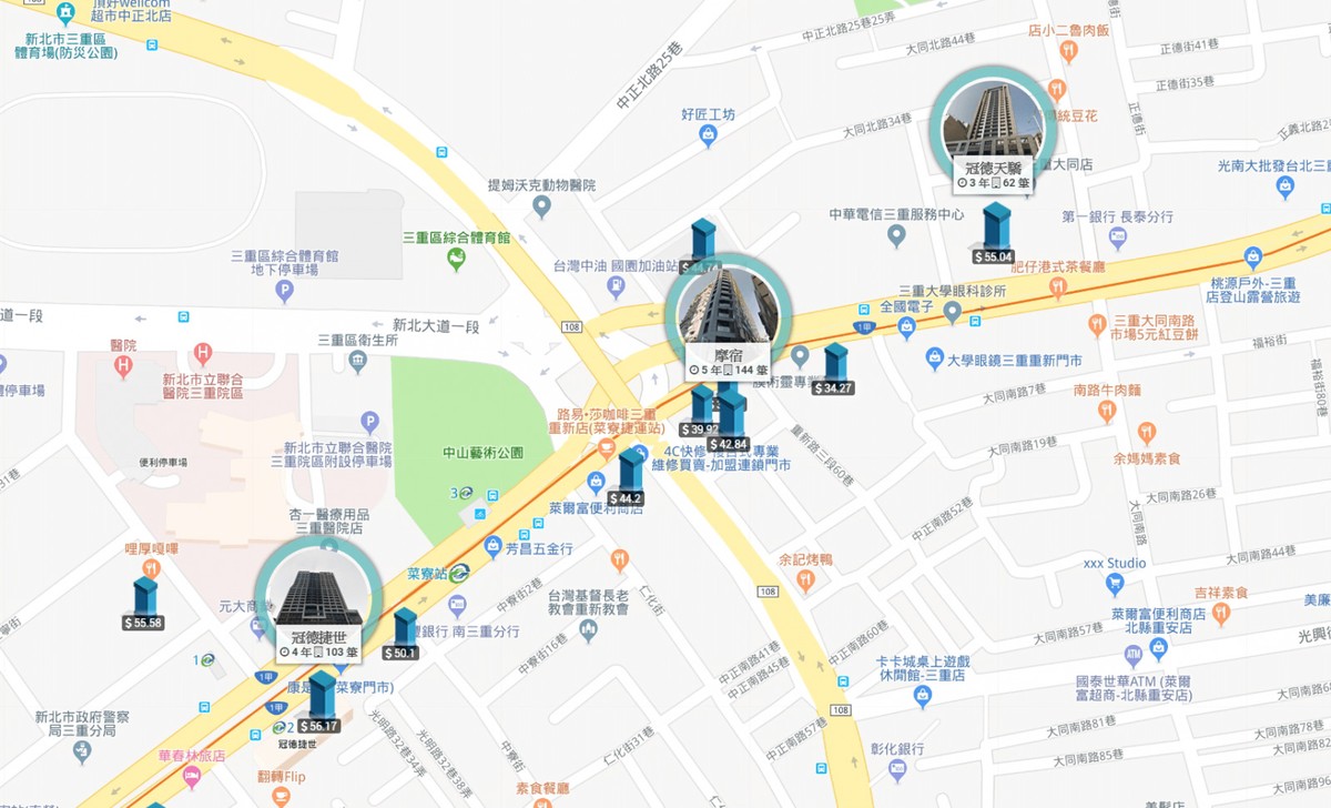 新潤橋峰168_實價登錄_菜寮