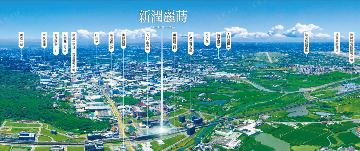 新潤麗蒔 空拍圖