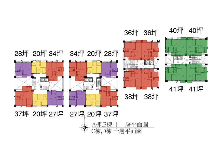 富宇天匯 標準層平面圖