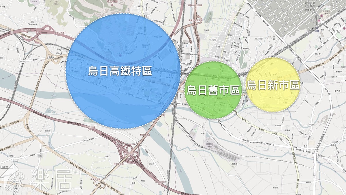 烏日區域劃分