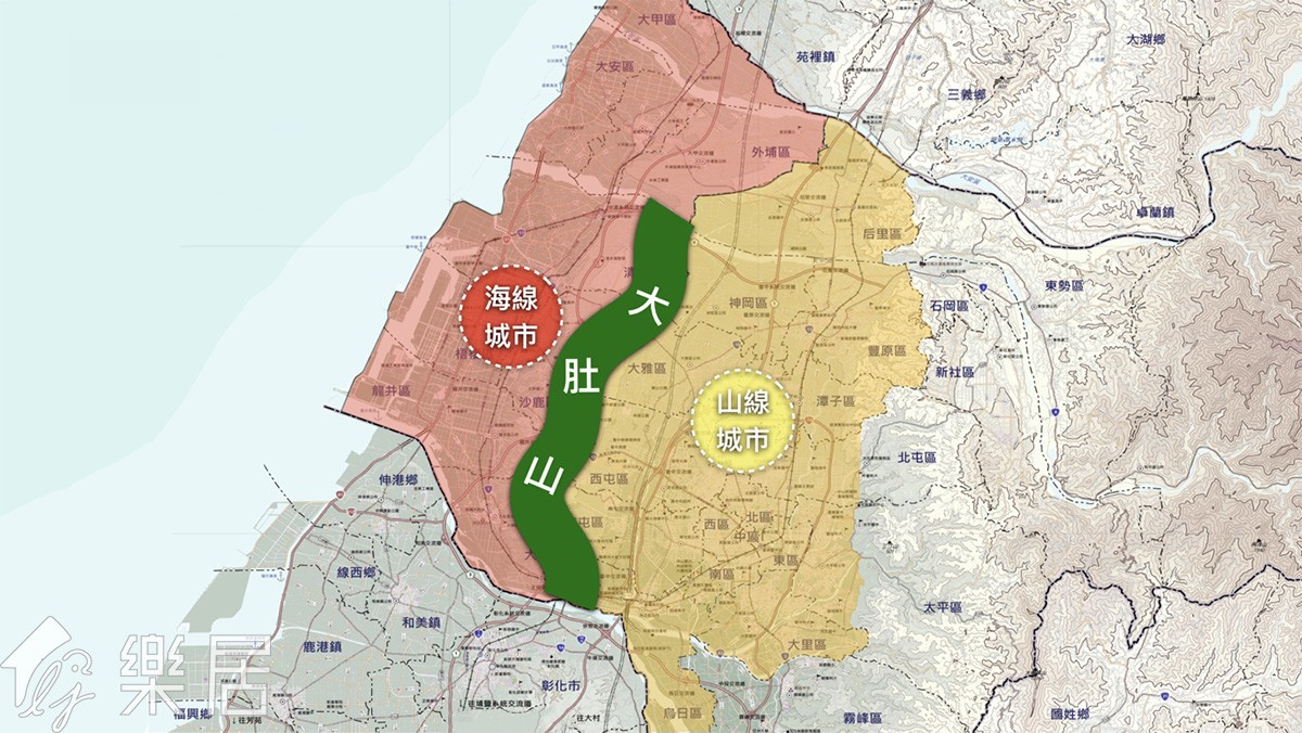 台中地形