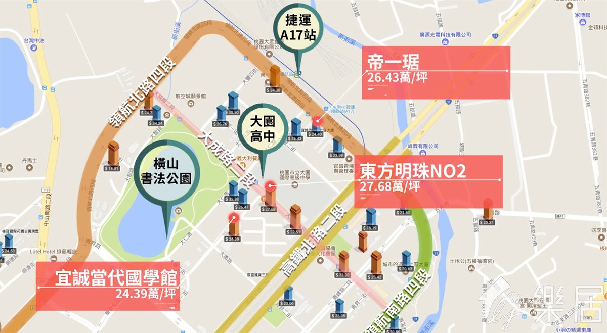 A17站地圖