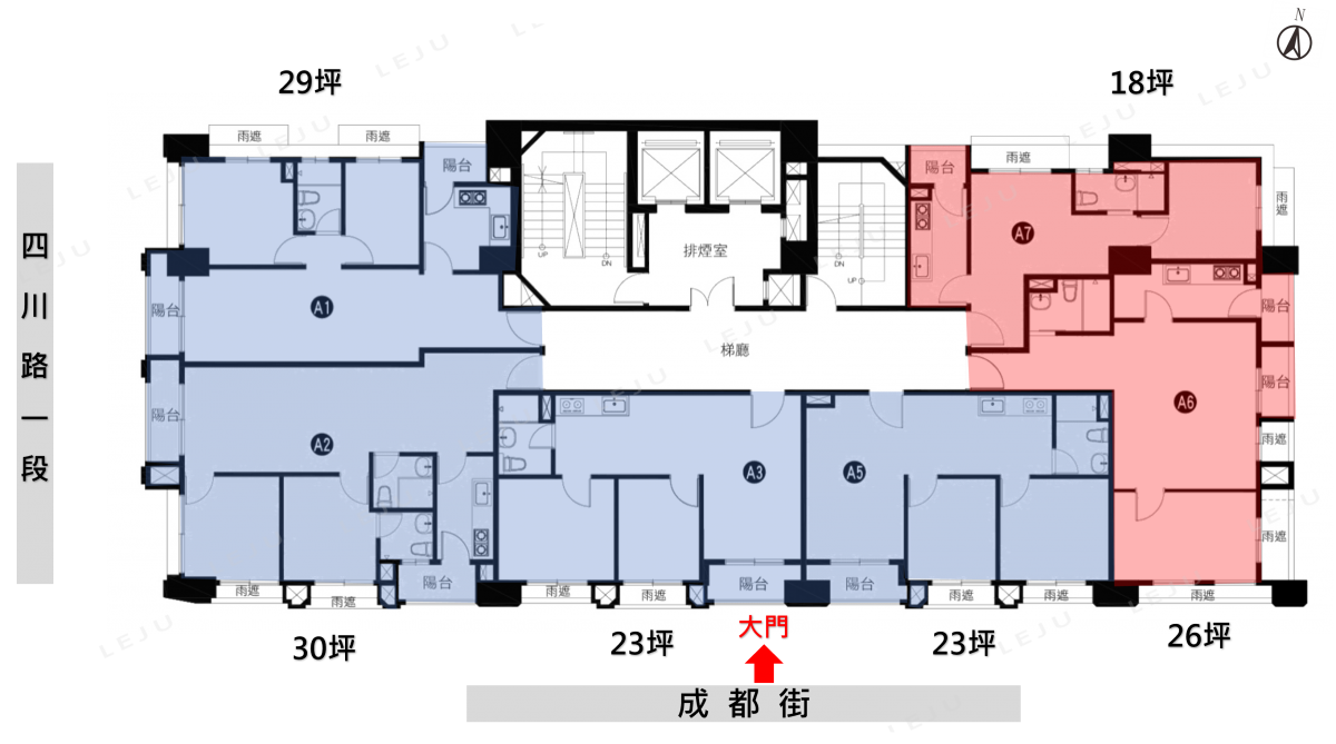 新板樂睦標準層平面圖
