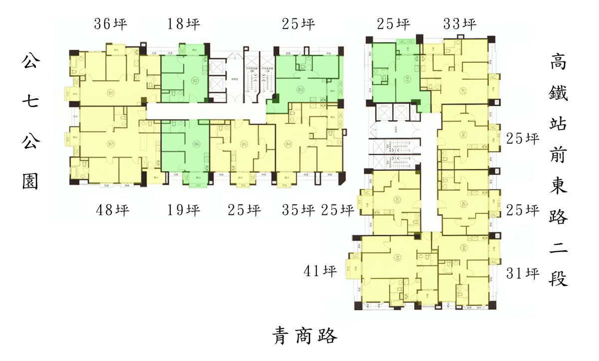 標準層平面圖