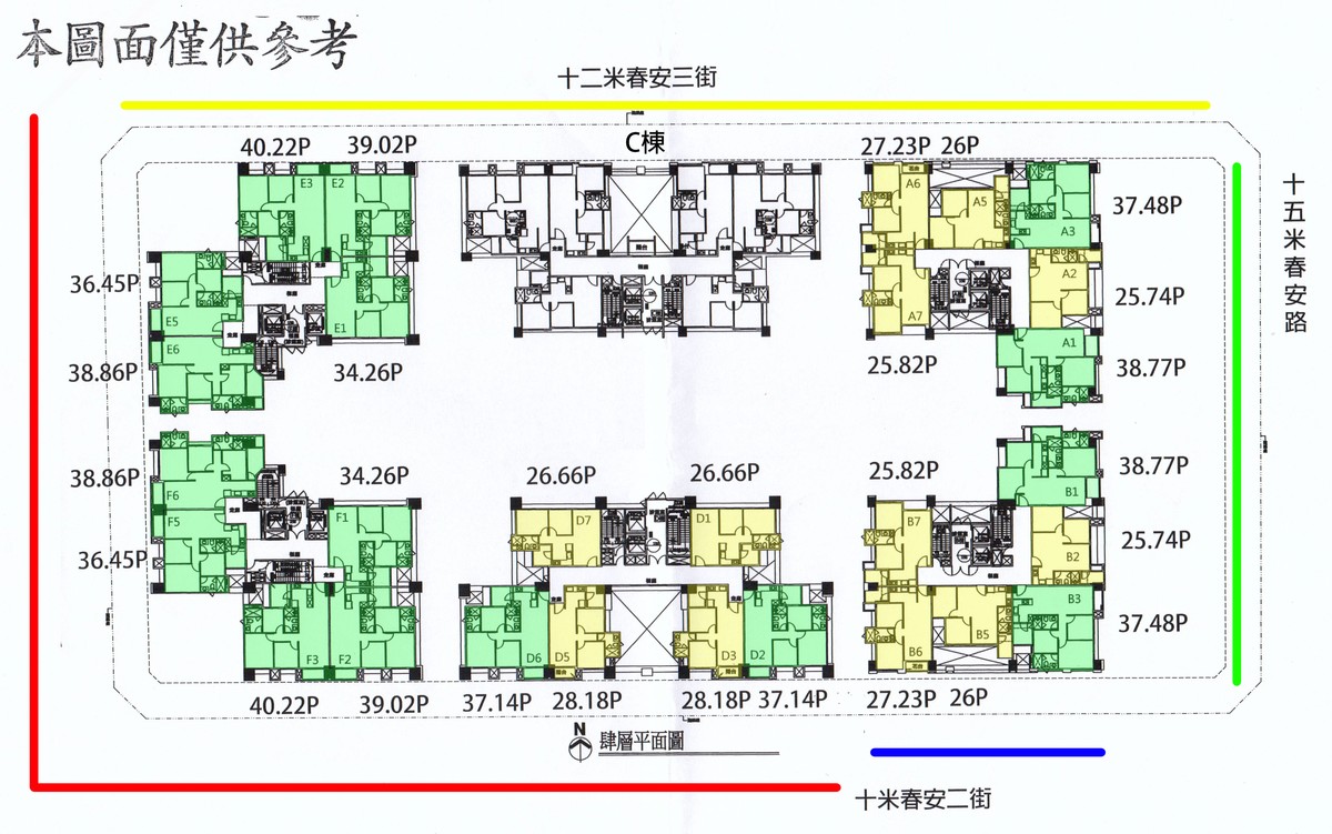 標準層平面圖