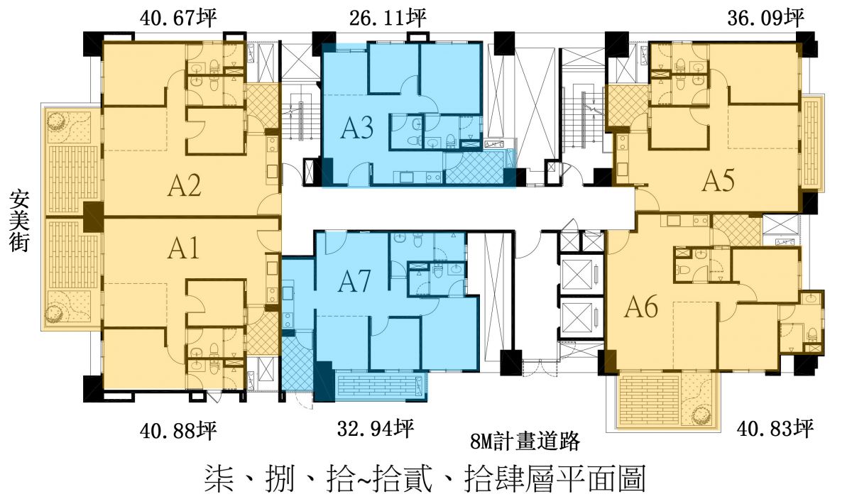 標準層平面圖