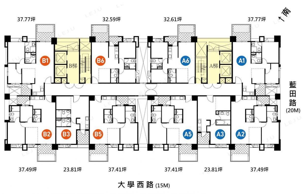 標準層平面分析
