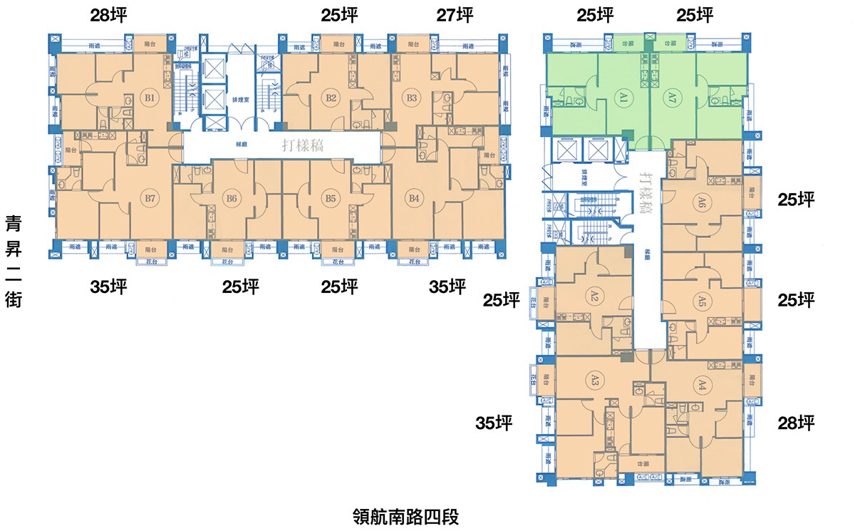 標準層平面圖