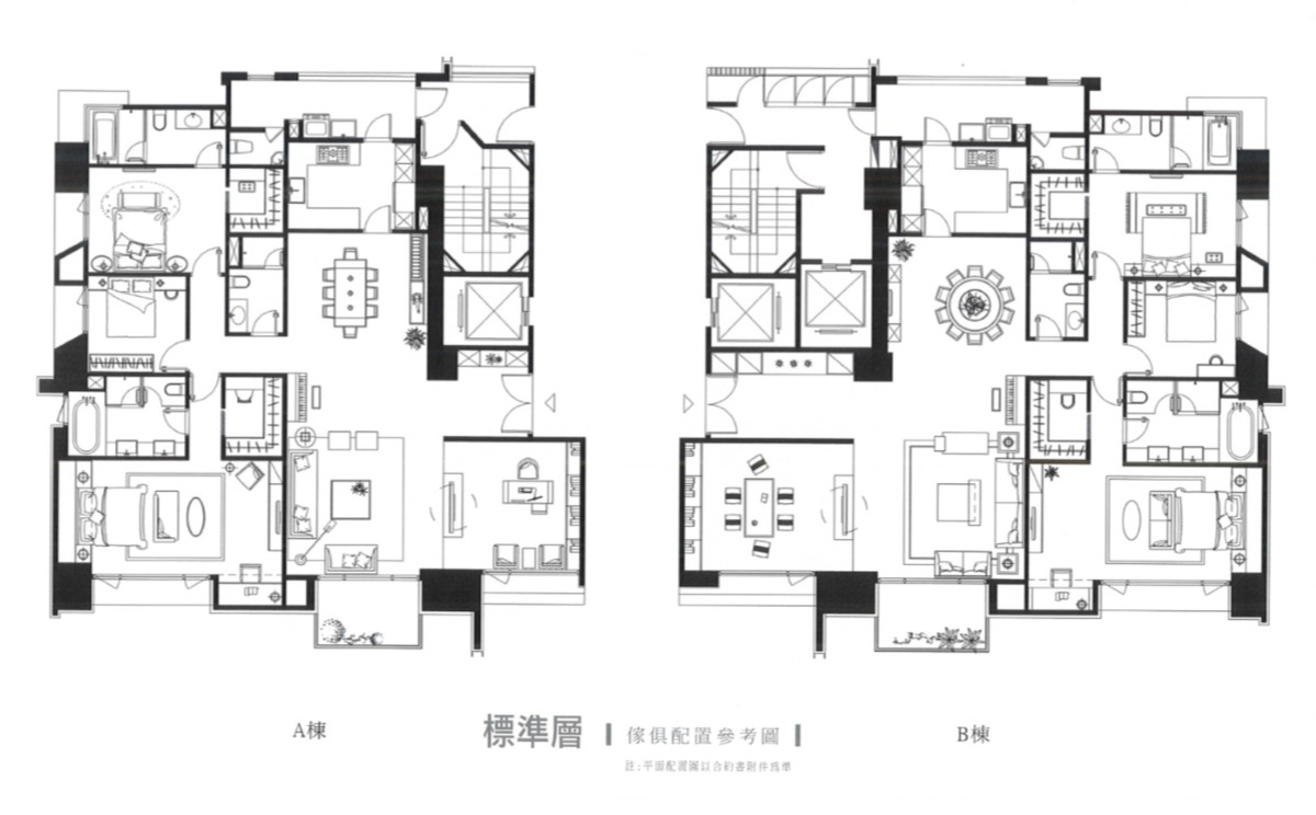 仁山山之道標準層平面圖