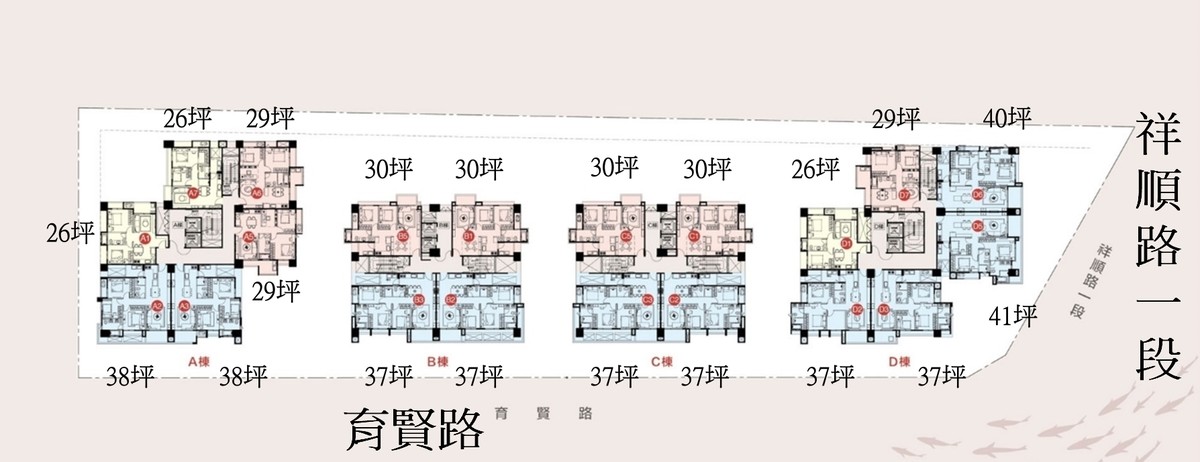 總太共好MELODY標準層平面圖