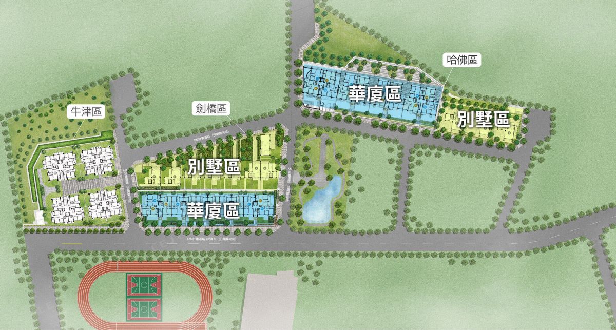 樹學院 全區平面圖