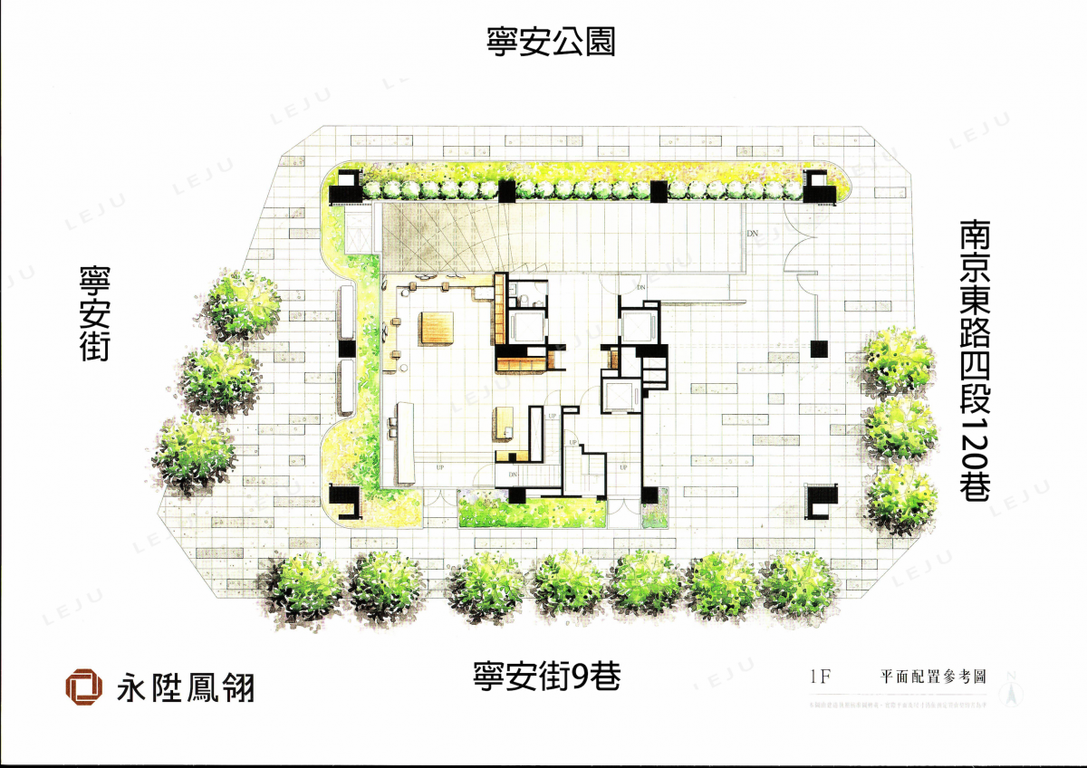 永陞鳳翎一樓平面圖