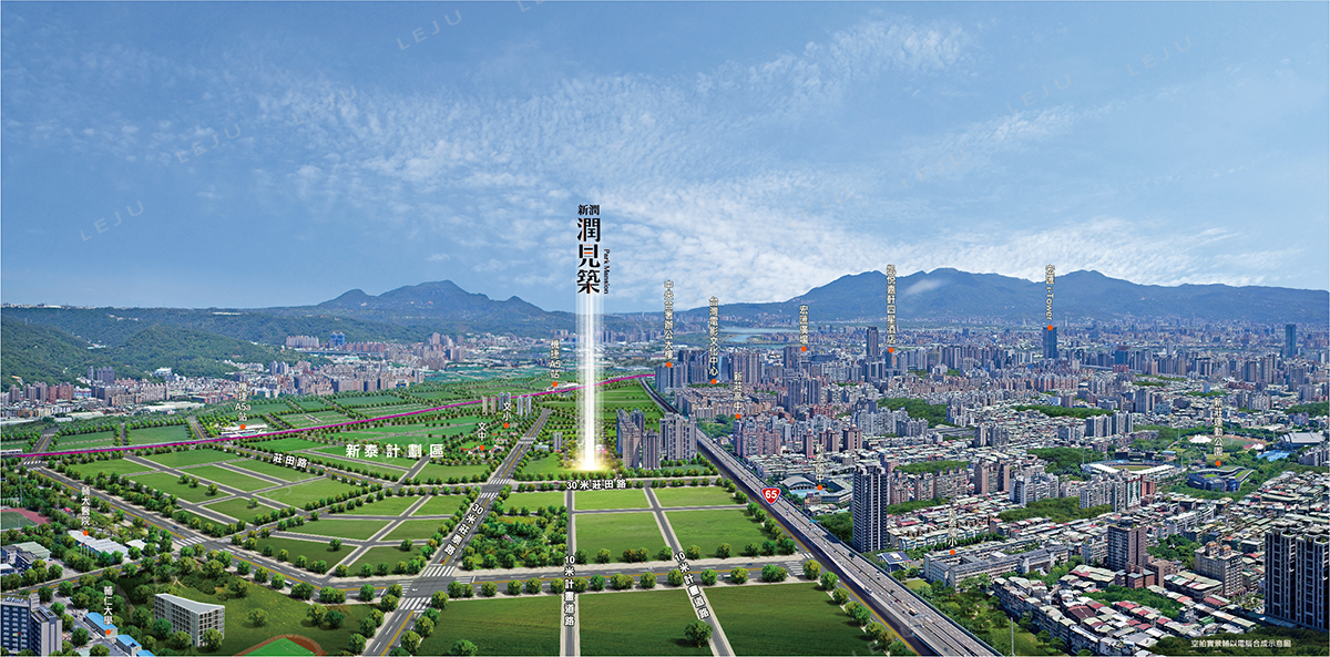 建案空拍位置圖