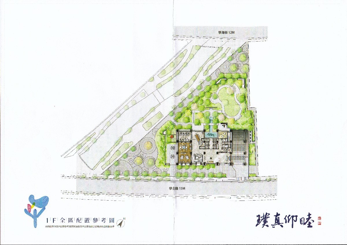 璞真仰睦_1樓平面圖