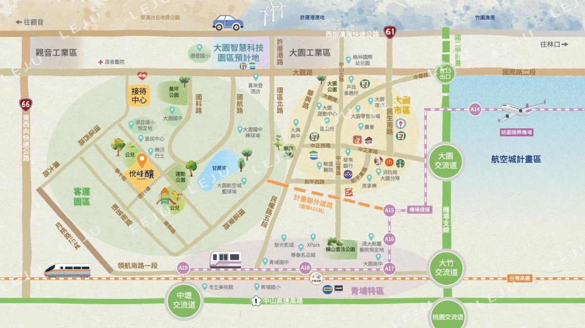 悅峰釀生活機能圖