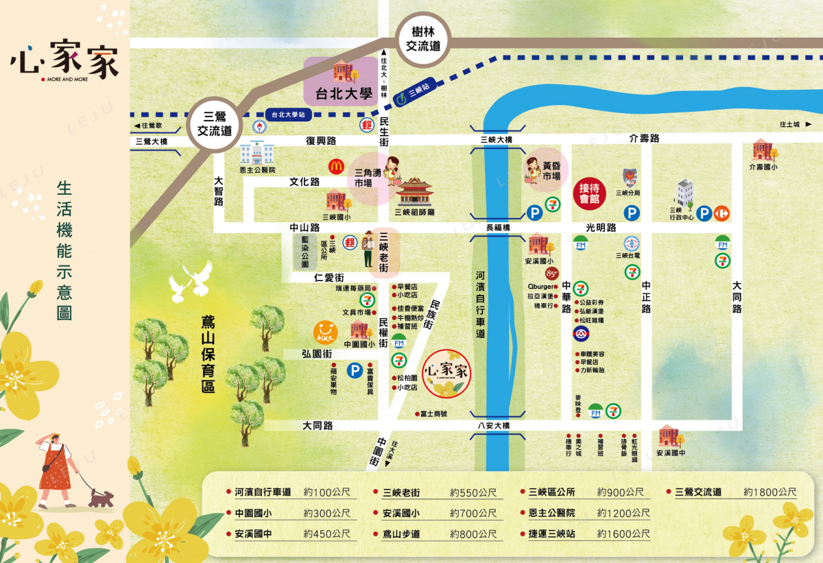 心家家 生活機能圖