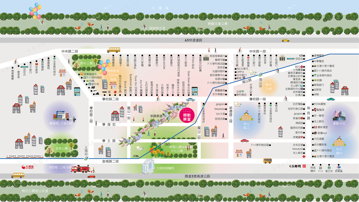 聯勤樂富Loft Town生機圖