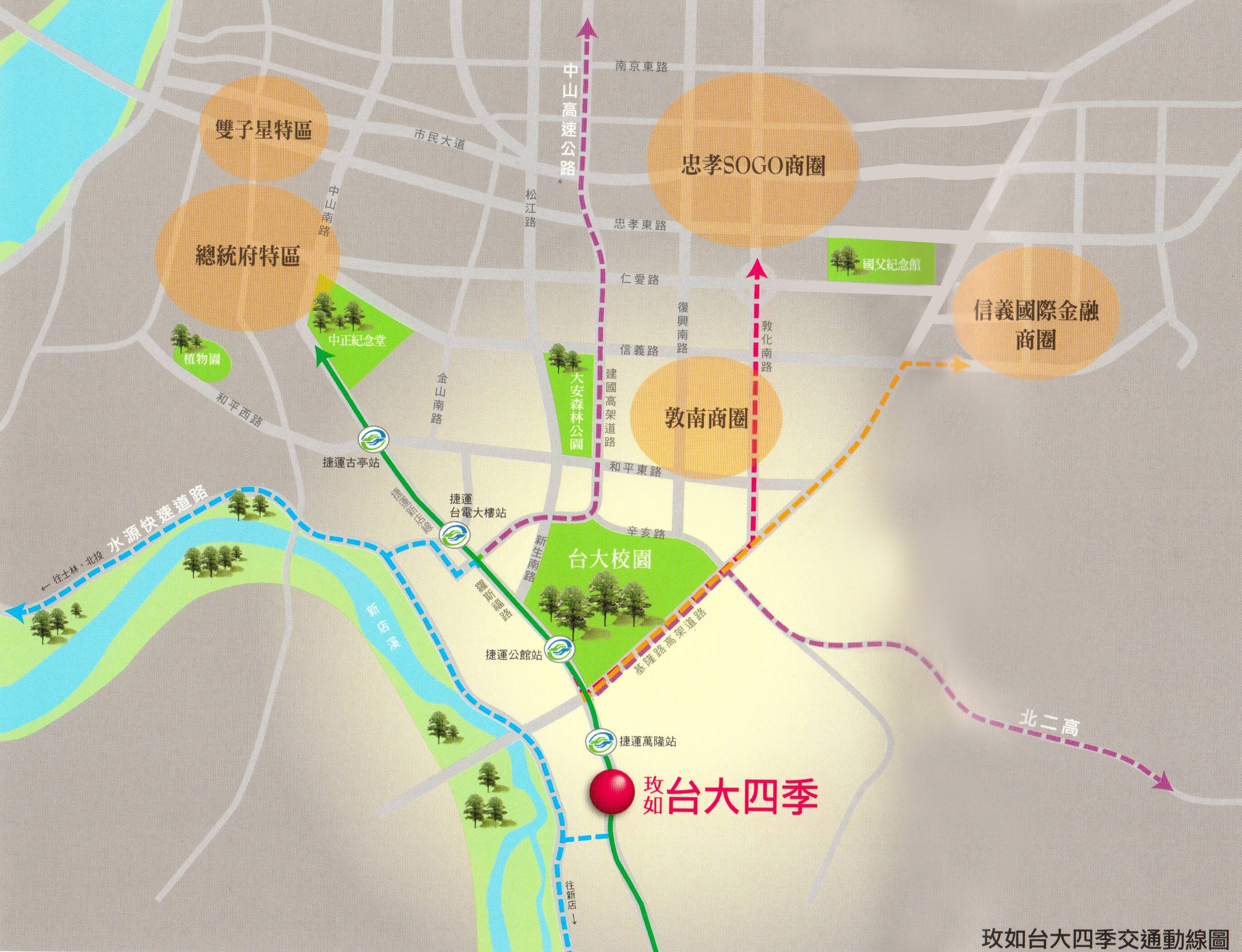 台大四季生活機能圖