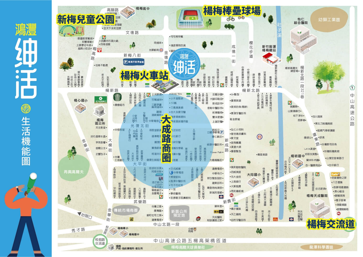 鴻灃紳活_生活機能圖