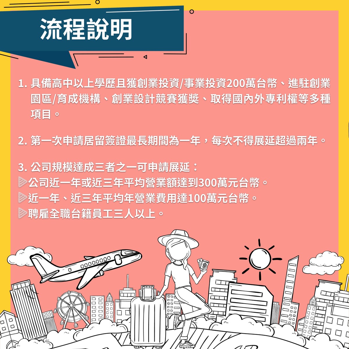 港人創業移民台灣流程說明