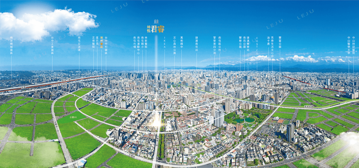 【坤悦君睿】空拍位置圖