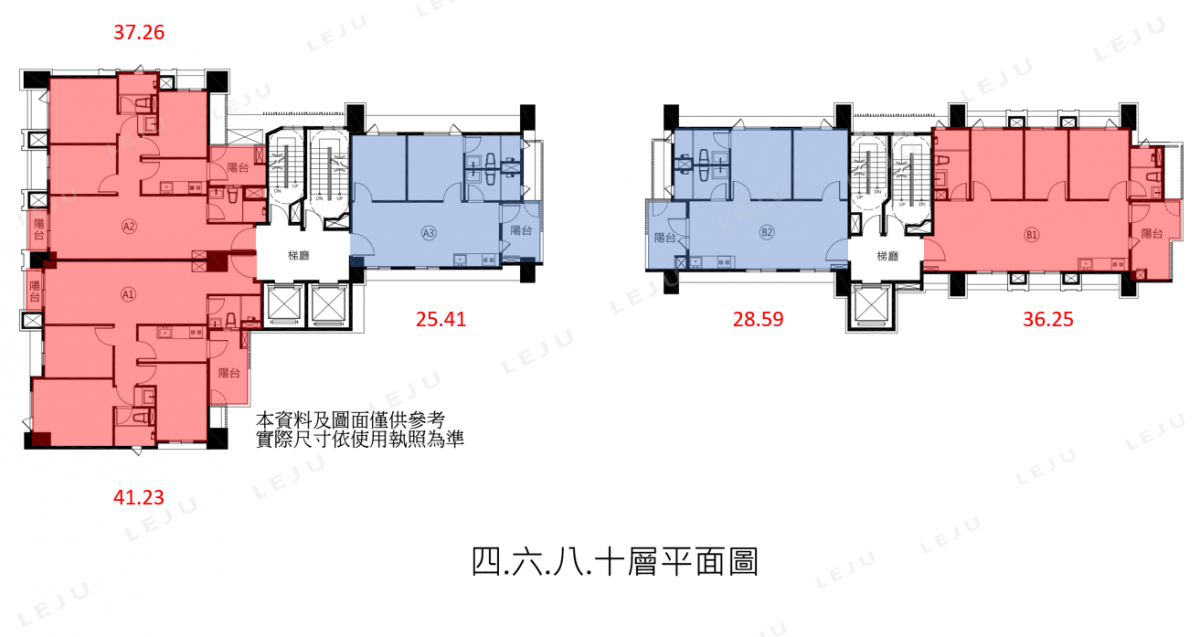 全坤御大安標準層平面圖