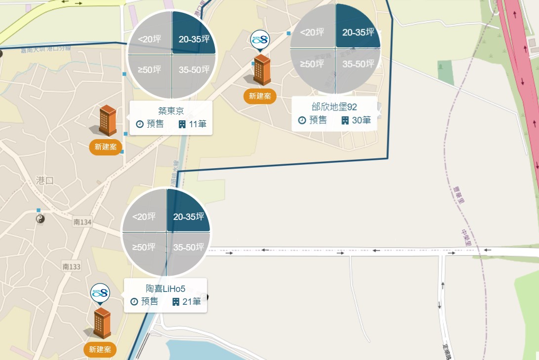 港口慈安宮生活圈周邊個案