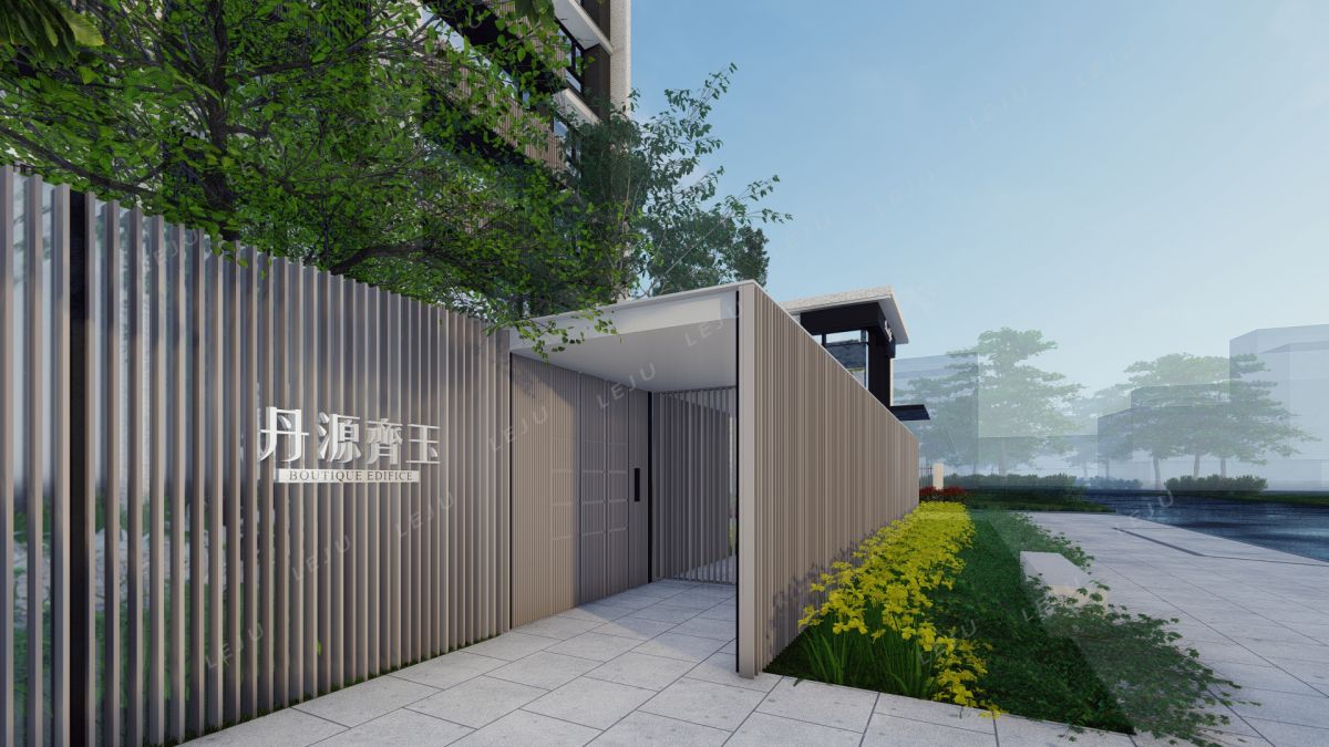 【丹源齊玉】迴廊-智能宅配室3D圖