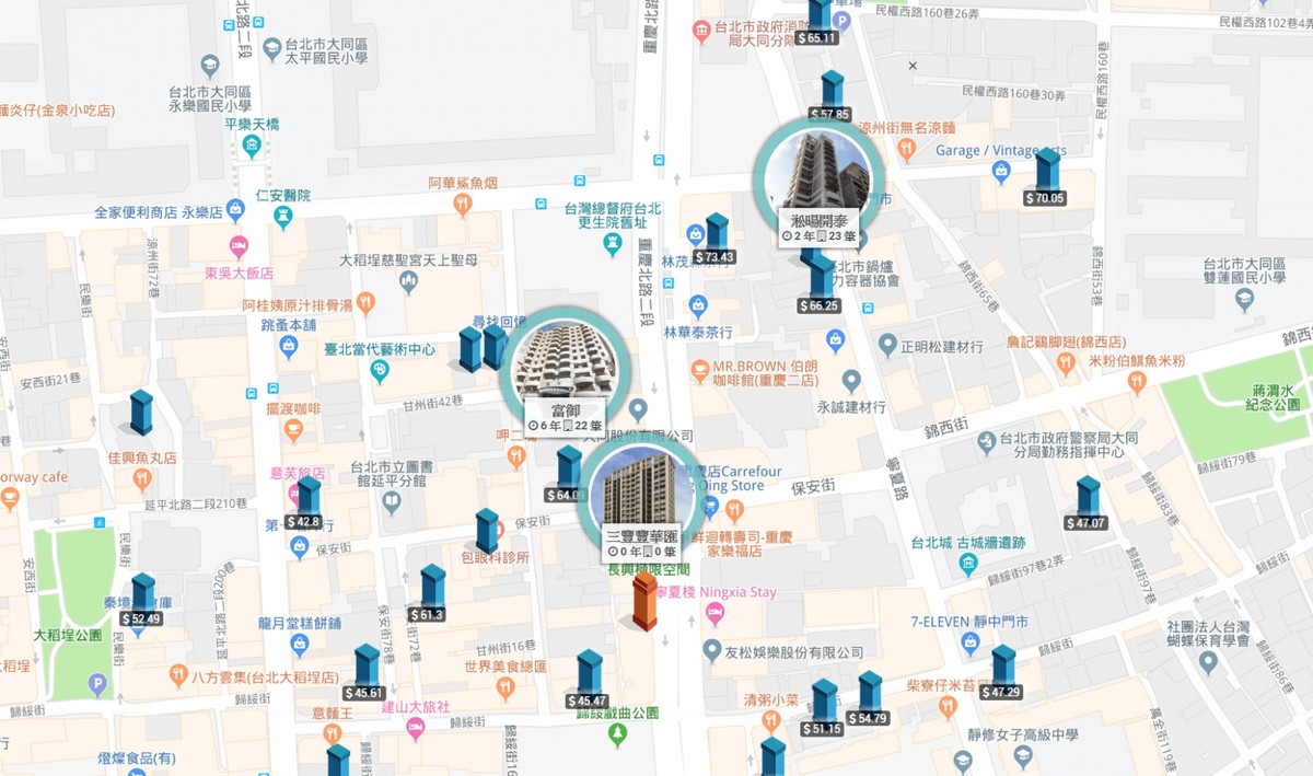 長安雋_實價登錄_大稻埕生活圈