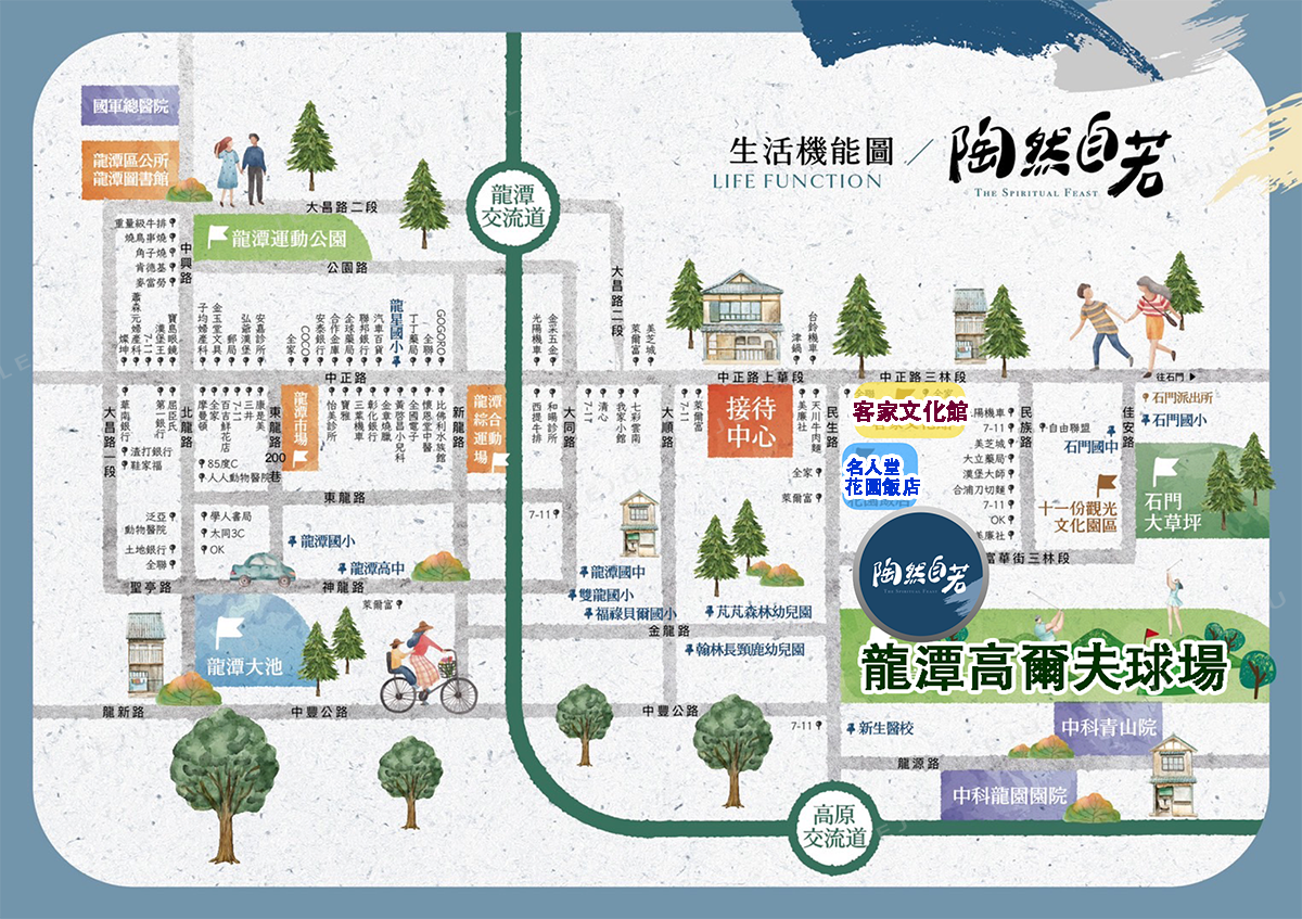 陶然自若 生活機能活圖