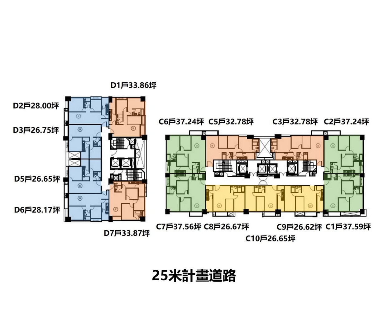 鴻築金捷市_平面圖